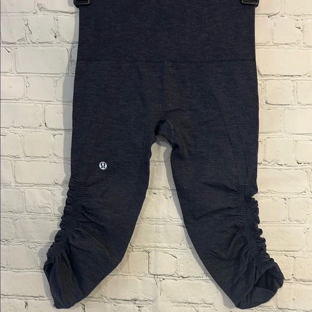 lululemon athletica In the Flow Blue Gray Leggings